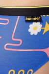 Bummer Medium Rise Full Coverage Hipster Panty - Blue — thumbnail 4